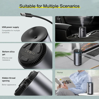 Baseus Car Diffuser Humidifier Auto Air Purifier Aromo Air Freshener