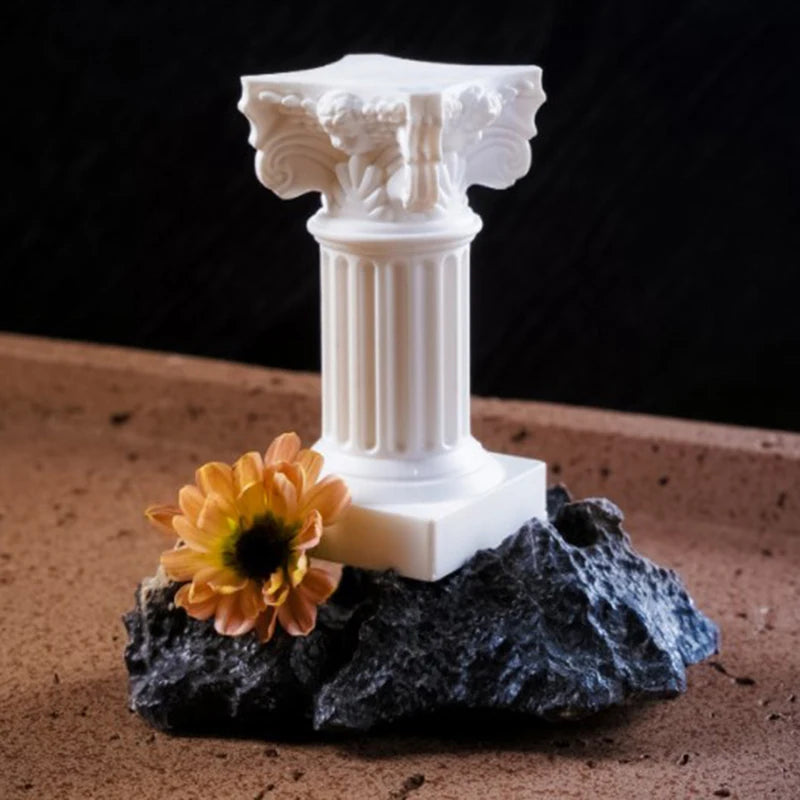 Roman Pillar Greek Column Statue Pedestal Candlestick